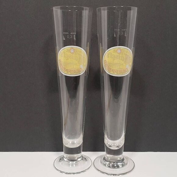 Vintage Maisel's Dampfbier Pilsner Glassware 0.3L Set of 2 - Picture 4 of 7